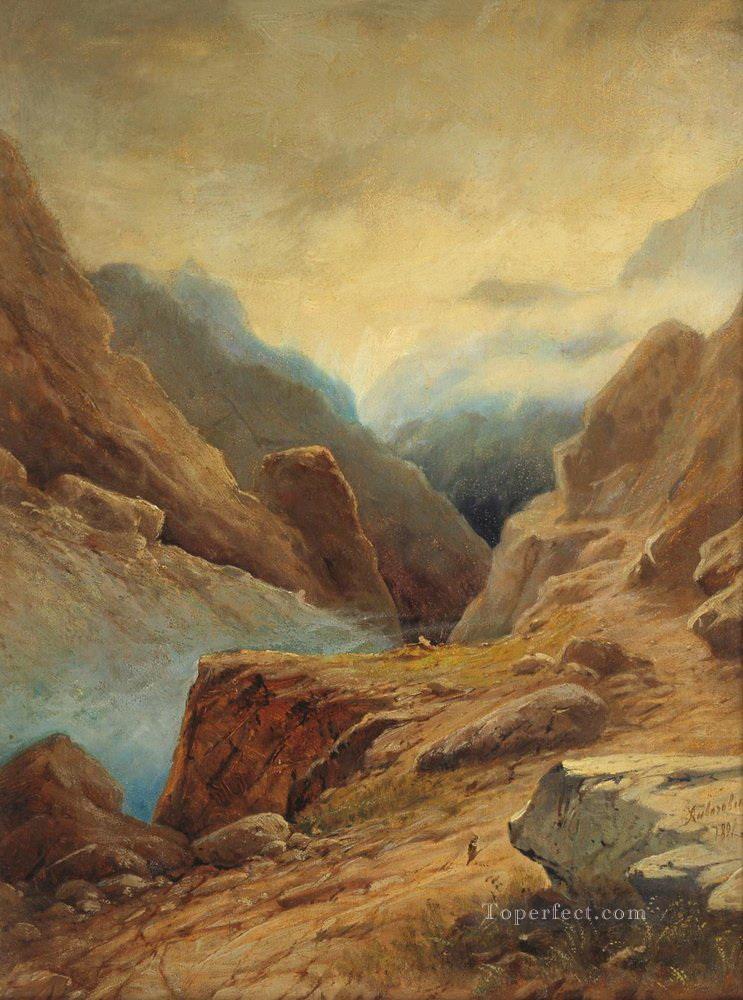 Darial Gorge 1891 Romántico Ivan Aivazovsky Ruso Pintura al óleo